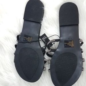 torrid Shoes - New Torrid Slide Sandals Rhinestone Size 9.5 Wide torrid Shoes - New Torrid Slide Sandals Rhinestone Size 9.5 Wide